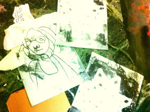 Monotypie-Workshop 2015