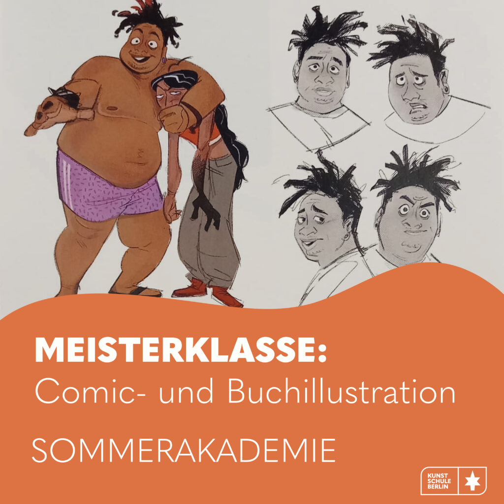 SOMMERAKADEMIE 2027 <br>Meisterklasse- Comicillustration/Buchillustration 3. Woche